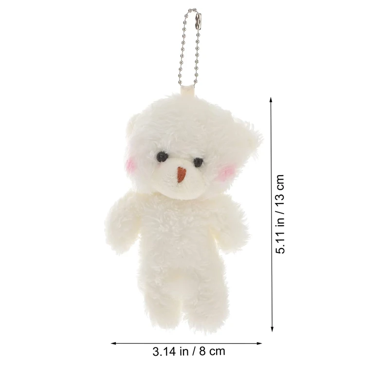 Mini Plush Teddy Bear Stuffed Toy Pendants Plushie